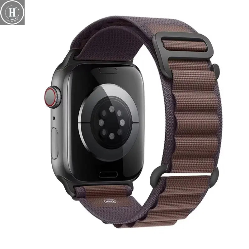 for Apple watch Straps 45mm 46mm 49mm 42mm iwatch Band 44mm 40mm Nylon Alpine bracelet correa Series 10 9 8 7 6 11 SE Ultra 2 3 HALALZEN