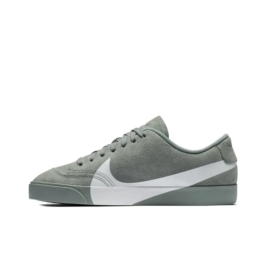 Nike Blazer City lx Simple comfortable low-top boardshorts Non-slip lightweight casual women's shoes Gray