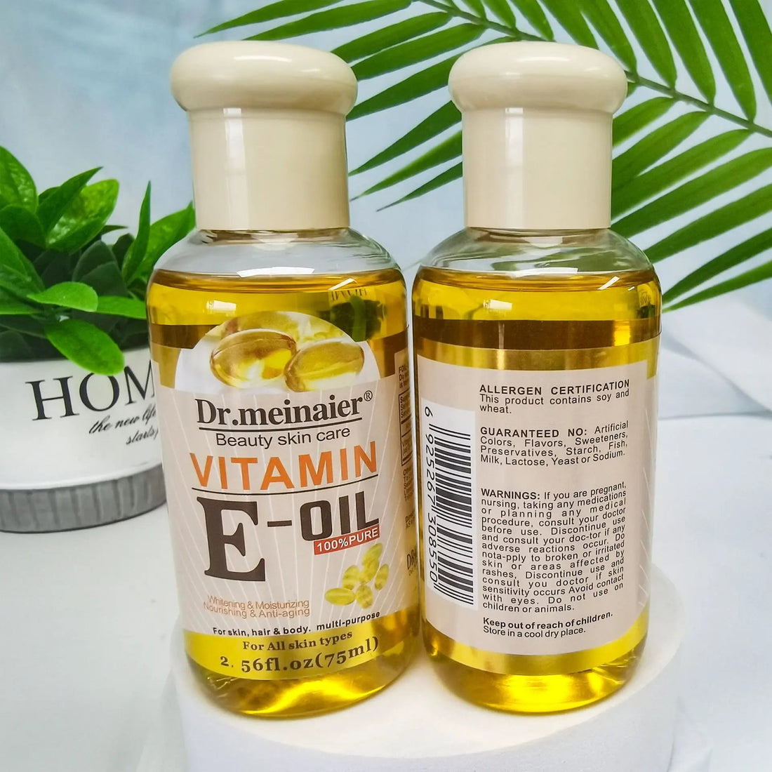 NEW Vitamin E Face Essence Oil Morning & Night Shrink Pores Korean Brightening Skin Care Essence 75ml HALALZEN