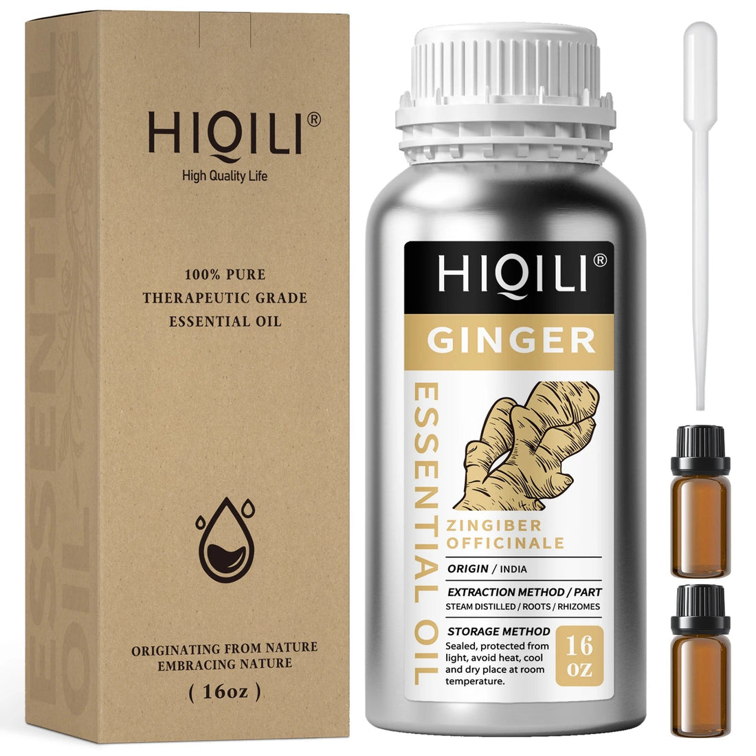 HIQILI 500mL Essential Oil, Cinnamon Peppermint Rosemary Vanilla Lavender Oil for DIY Candle& Soap Aomatherapy Diffuser Massage HALALZEN