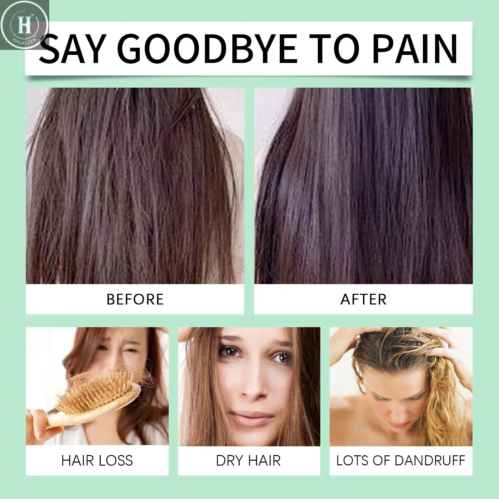 120ML Batana Hair Care Essential Oil Fast Growth Oil Hair Anti Hair Break Repair Damage Hair Dry Daily Hair Care Essential Oil HALALZEN