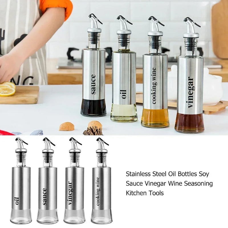 Stainless Steel Oil Bottle