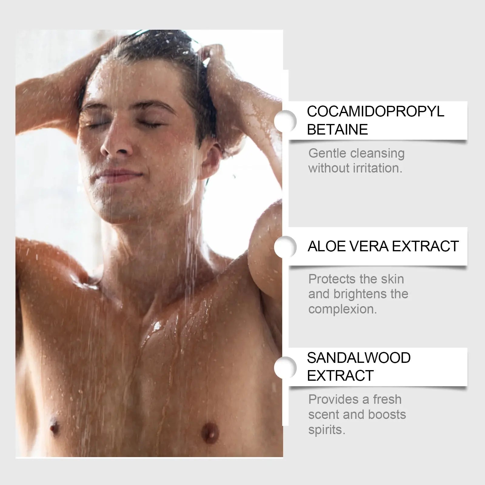 2In1 Shampoo Body Wash For Men Dandruff Oil Control Refreshing Multifunction Hair Shampoo Body Washing Liquid Hair Body Care HALALZEN