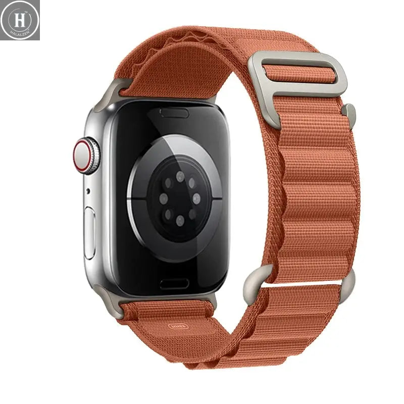 for Apple watch Straps 45mm 46mm 49mm 42mm iwatch Band 44mm 40mm Nylon Alpine bracelet correa Series 10 9 8 7 6 11 SE Ultra 2 3 HALALZEN
