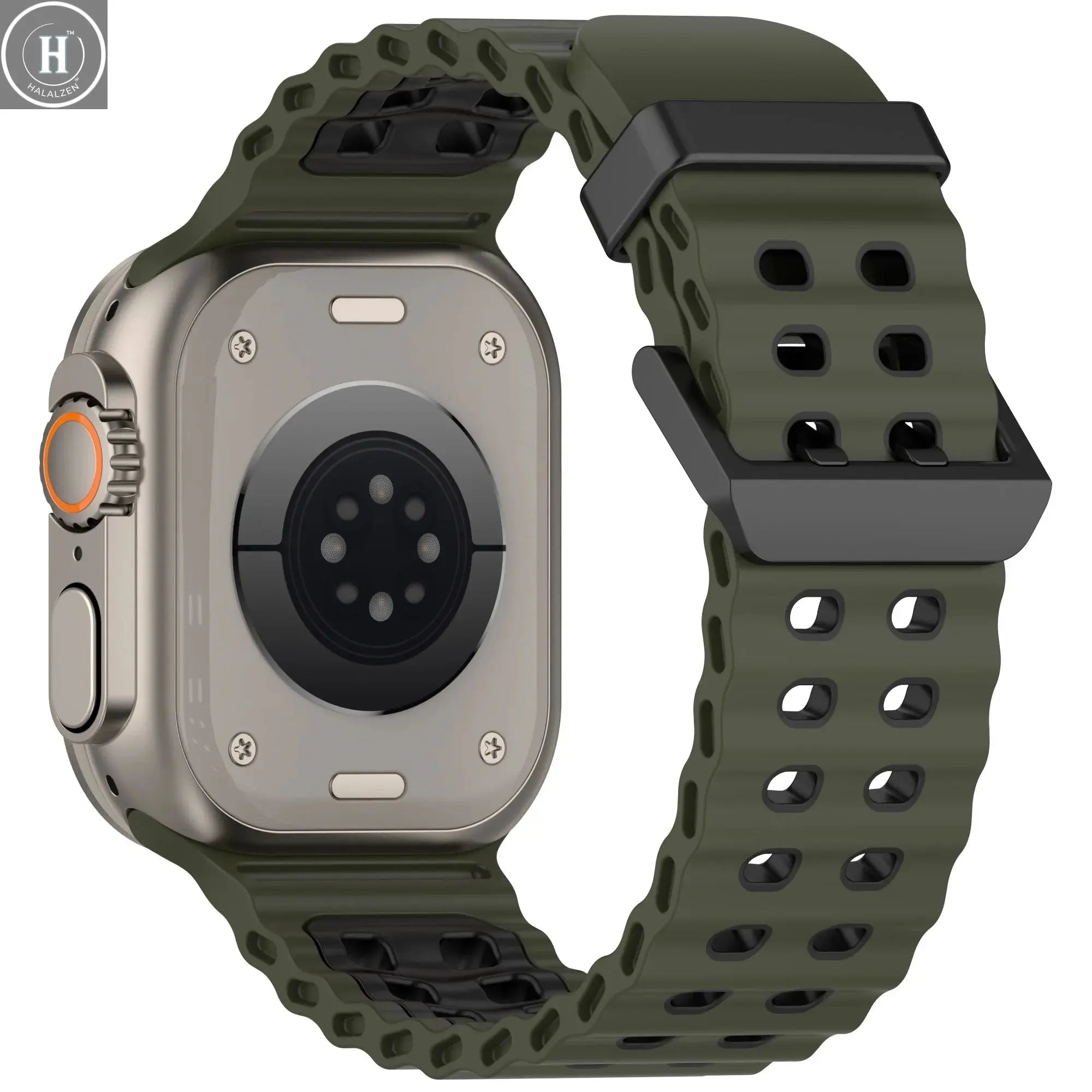 Ocean Strap For Apple Watch Band Ultra 3/2 49mm Series 11 10 46mm Sports Bracelet Wristband iWatch 9 8 7 6 5 SE 45mm 44mm Correa HALALZEN