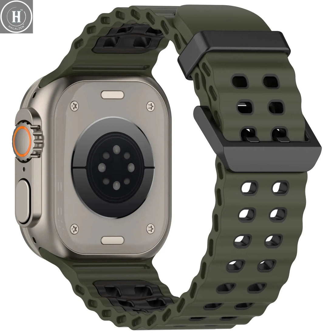 Ocean Strap For Apple Watch Band Ultra 3/2 49mm Series 11 10 46mm Sports Bracelet Wristband iWatch 9 8 7 6 5 SE 45mm 44mm Correa HALALZEN