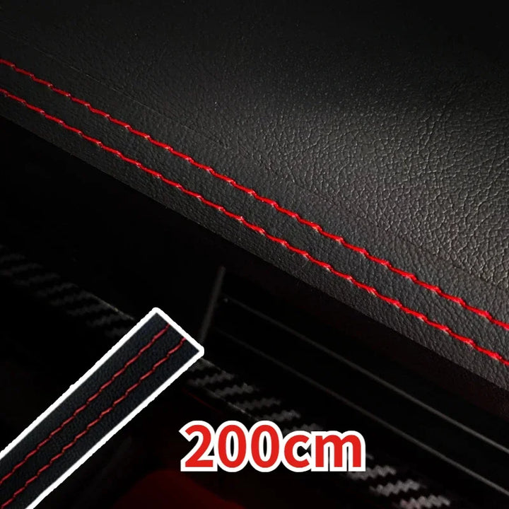 2/5m Leather Car Style Universal DIY Flexible Interior Moulding Trim Strips Car Accessori Decor Braid Strip Dashboard Sticker
