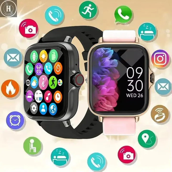 2026 New Multifunctional Smart Watch Men & Women Bluetooth Connected Phone Music Fitness Sports Bracelet Sleep Monitor watch HALALZEN
