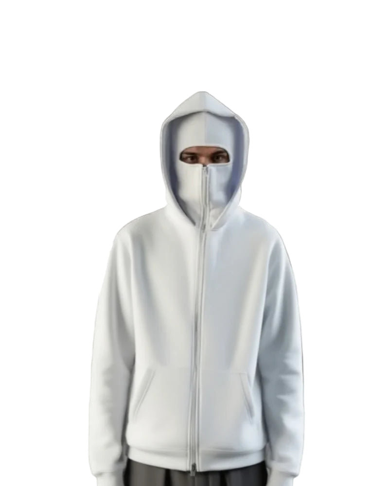 Ins Trendy Brand Double Hat Hooded Hoodie Jacket Men's and Women's Same Style Loose Zipper Couple