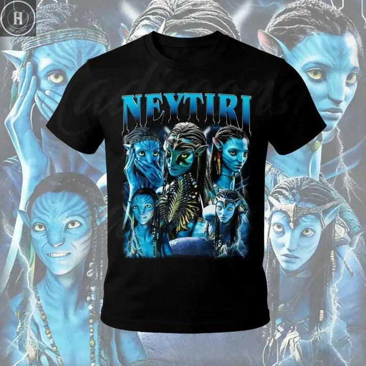 2025 Neytiri Avatar T-Shirt: Vintage Soft Cotton Colors Tee Unisex Retro 100% Pure Cotton Printed Breathable T-shirt HALALZEN