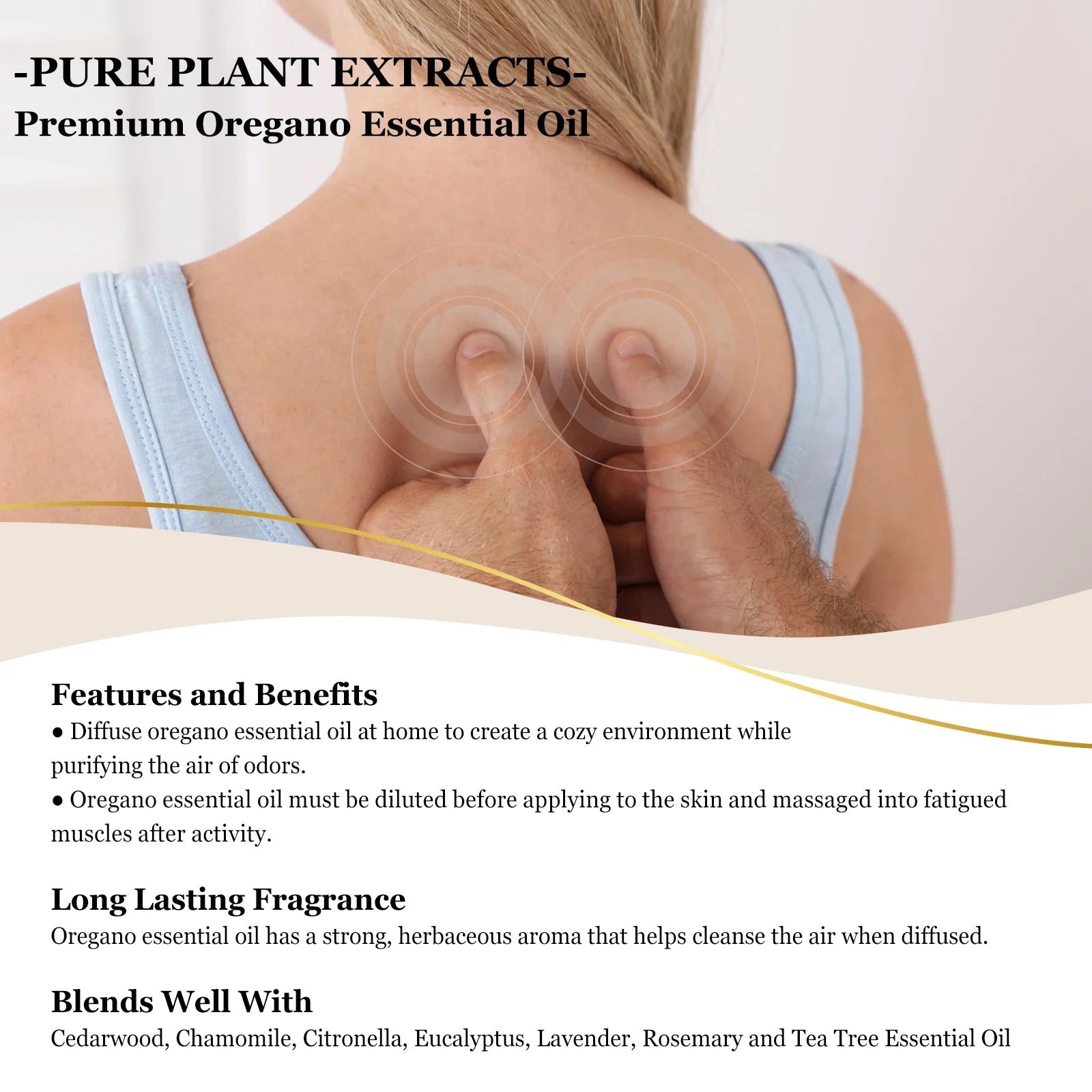 EUQEE 118ML Oregano Jasmine Lavender Essential Oil For Humidifier Diffuser Eucalyptus Aroma Oils For DIY Soap Candle HALALZEN