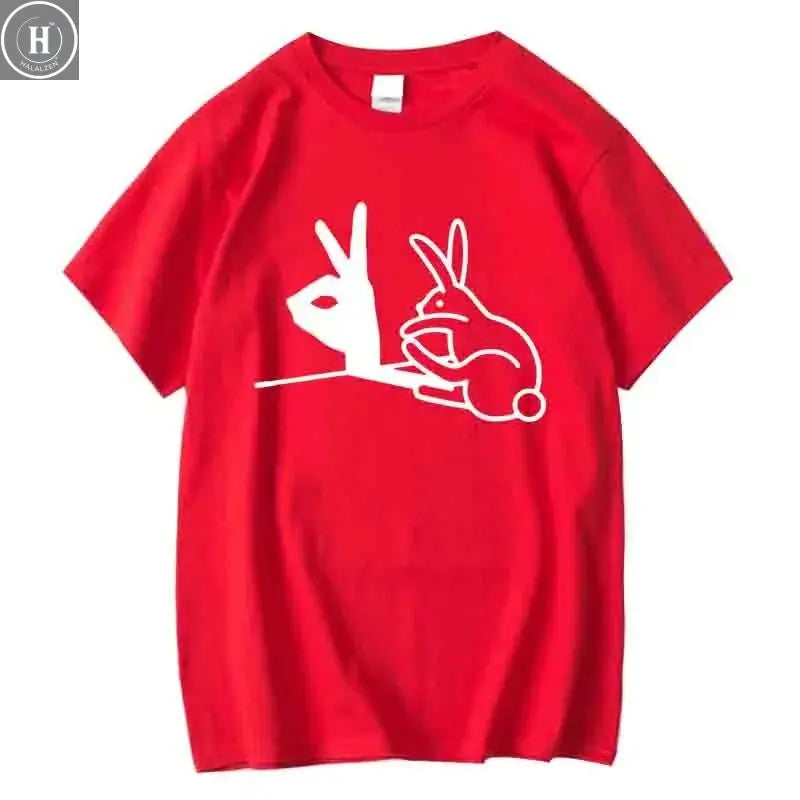 Men Fashion Casual Top Quality 100% Cotton Cool Funny Design Print Tshirt Loose Summer Men T Shirt O-neck Male Tees T-shirt Tops HALALZEN