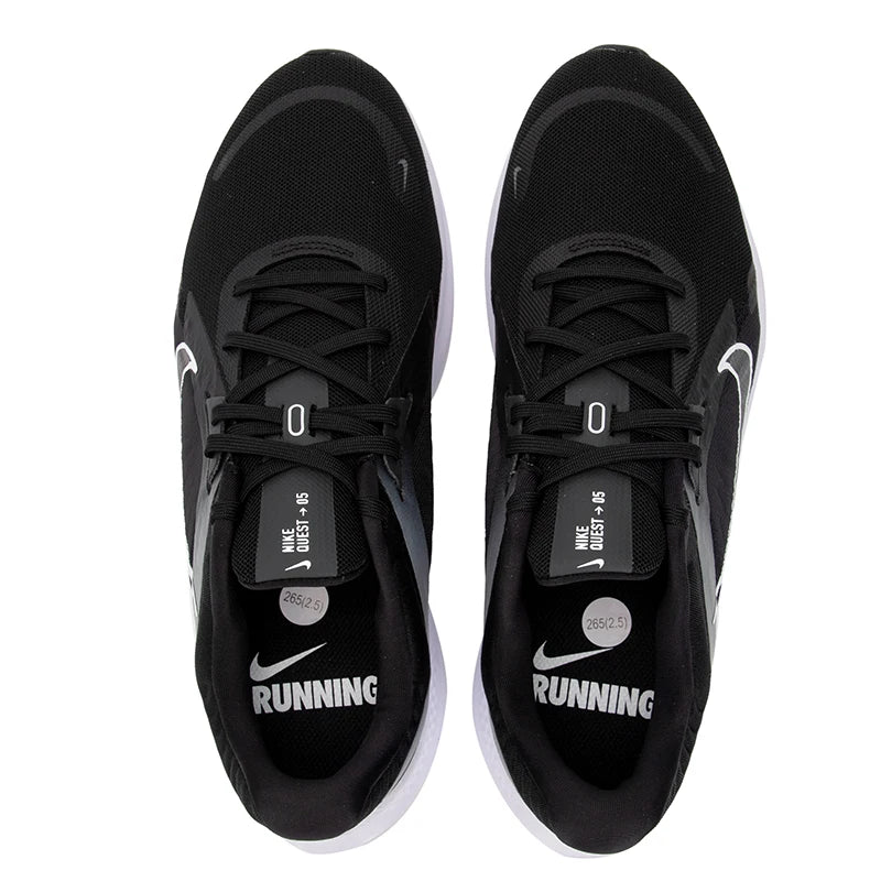 Nike (Nike) Quest 5 Men's Running Shoes, Fashionable Lightweight Sports Shoes, Cushioning and Breathable Training Shoes D0204-001