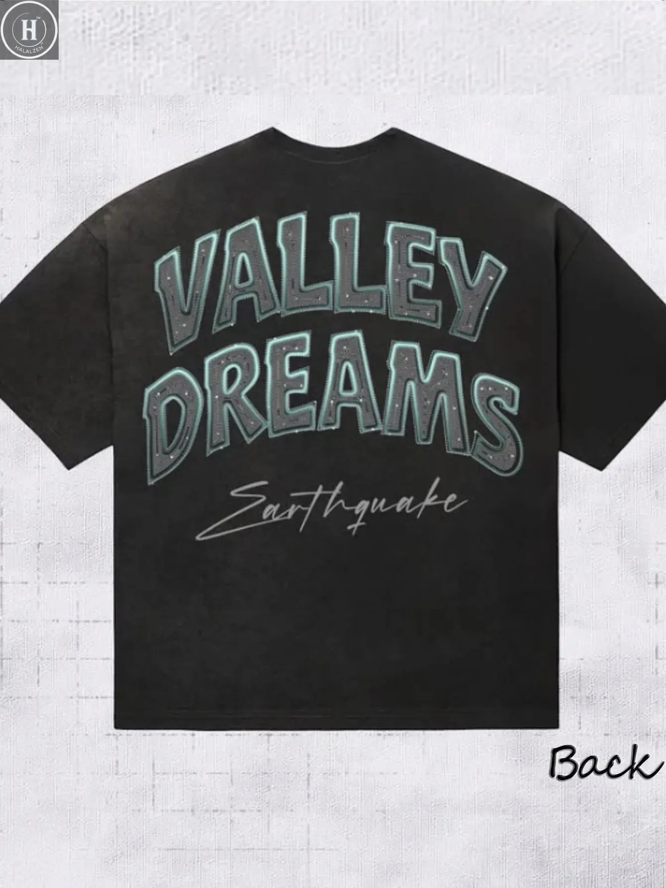 Valley Pattern 100% Cotton Soft, Comfortable and Casual Men's T-shirt, Sports and Fitness Outerwear, Travel Top HALALZEN