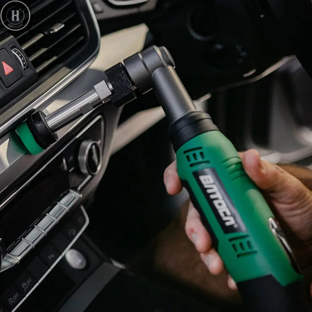 BATOCA S6 Cordless Mini Car Polisher 12V Quick Change Heads Wireless Polishing Machine Kit 3/12mm Orbital For Detail HALALZEN