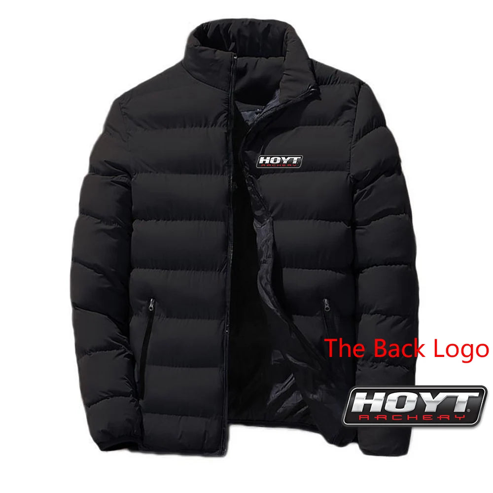 Hoyt Archery Hunting 2024 Men New Autumn And Winter Printing Warm High Quality Leisure Four-Color Cotton Jacket Hoodie Tops