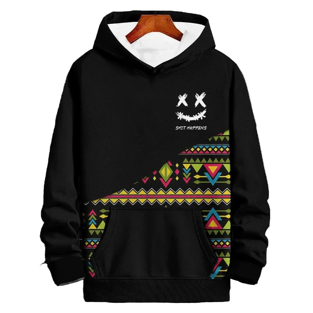 New Autumn Hoodie For Men Long Sleeve Sweatshirt Fashion Street Hoody Pullover Oversized Tops