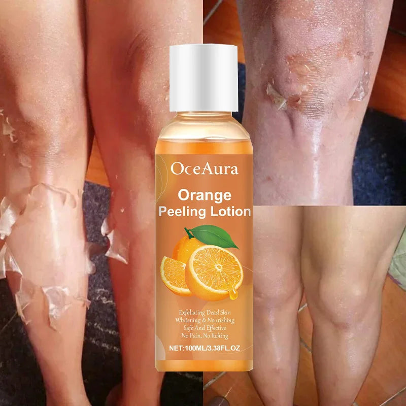 Orange Peeling Body Lotion Gentle Exfoliation Gel Lotion Peeling Oil Tearable Ramen Wax Orange Peeling Lotion Wholesale HALALZEN