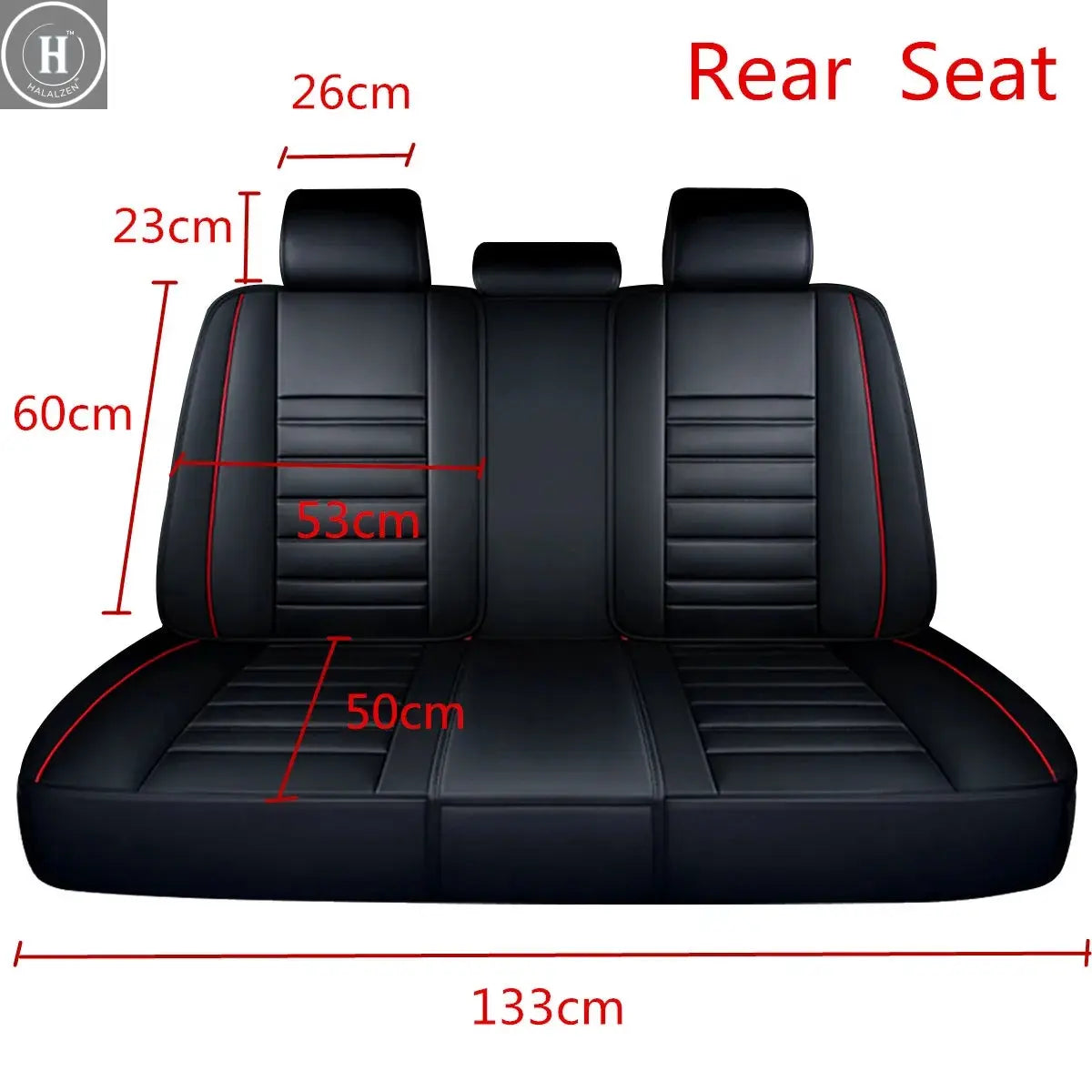 11PCS 5 Seats Car Seat Covers PU Leather Full Set Seats Cover Front Rear Seat Cushion Cover Universal Truck SUV For Hyundai/Ford HALALZEN