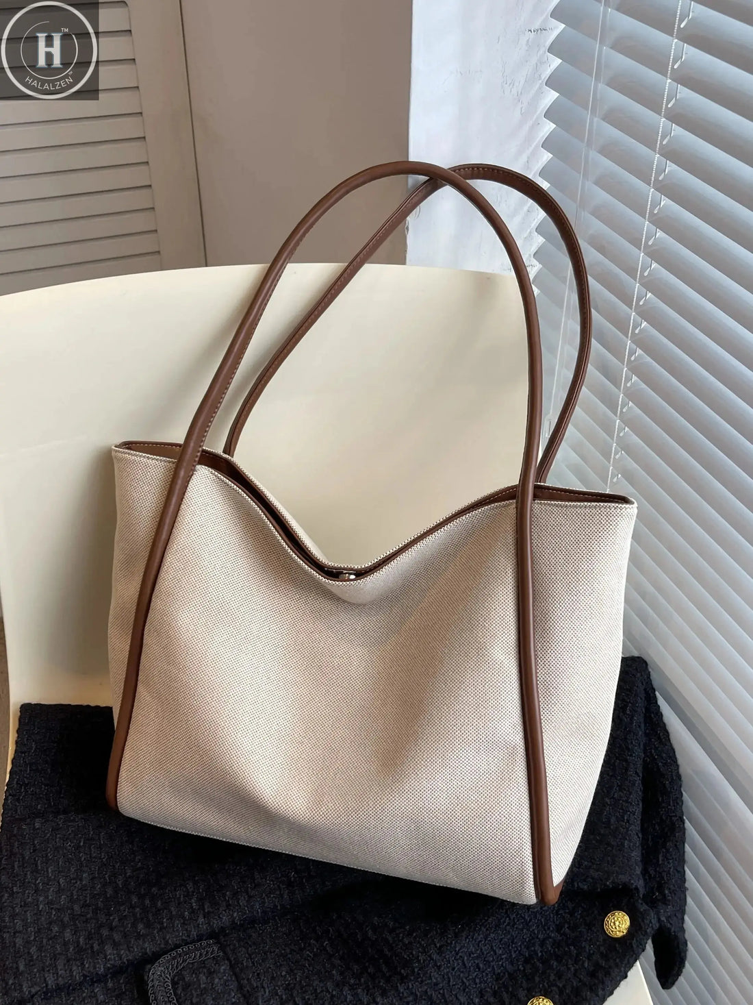 1 Piece Ladies Large Capacity Shoulder Tote Bag fashion Commuter Women's Bag Suitable for Mommy Daily HALALZEN