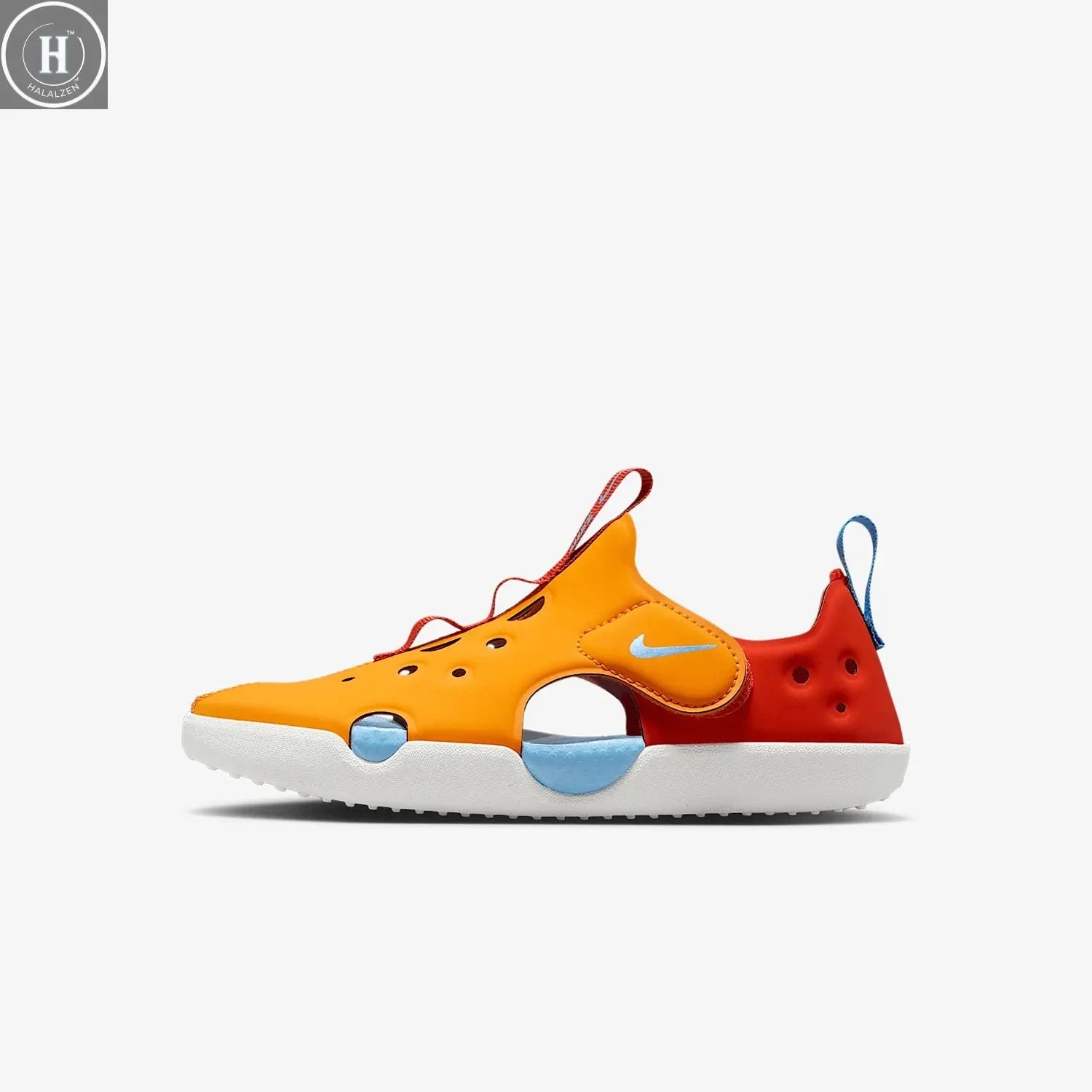 Nike Authentic Sunray Protect 4 Kids Breathable Covered Sandals HF6277-800 HALALZEN