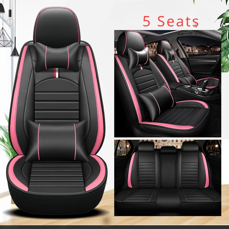 5D Car Seat Covers for SEAT Leon Arona Ateca Tarraco Ibiza Alhambra Car Accessories Auto Goods