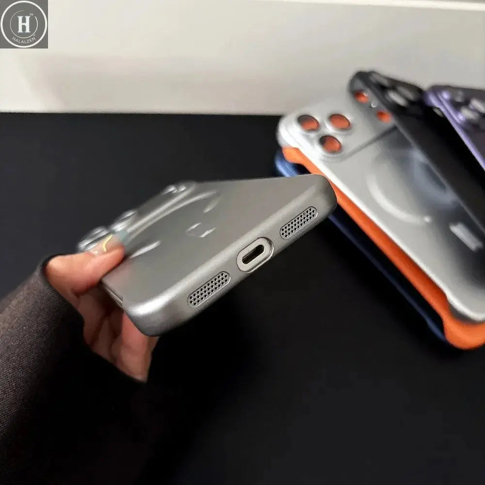 Ultra Thin Matte Magnetic Cover For iPhone 17 Air 16 15 14 Plus 13 12 11 17 Pro Max For Magsafe Charging Frameless PC Phone Case Halalzen UK