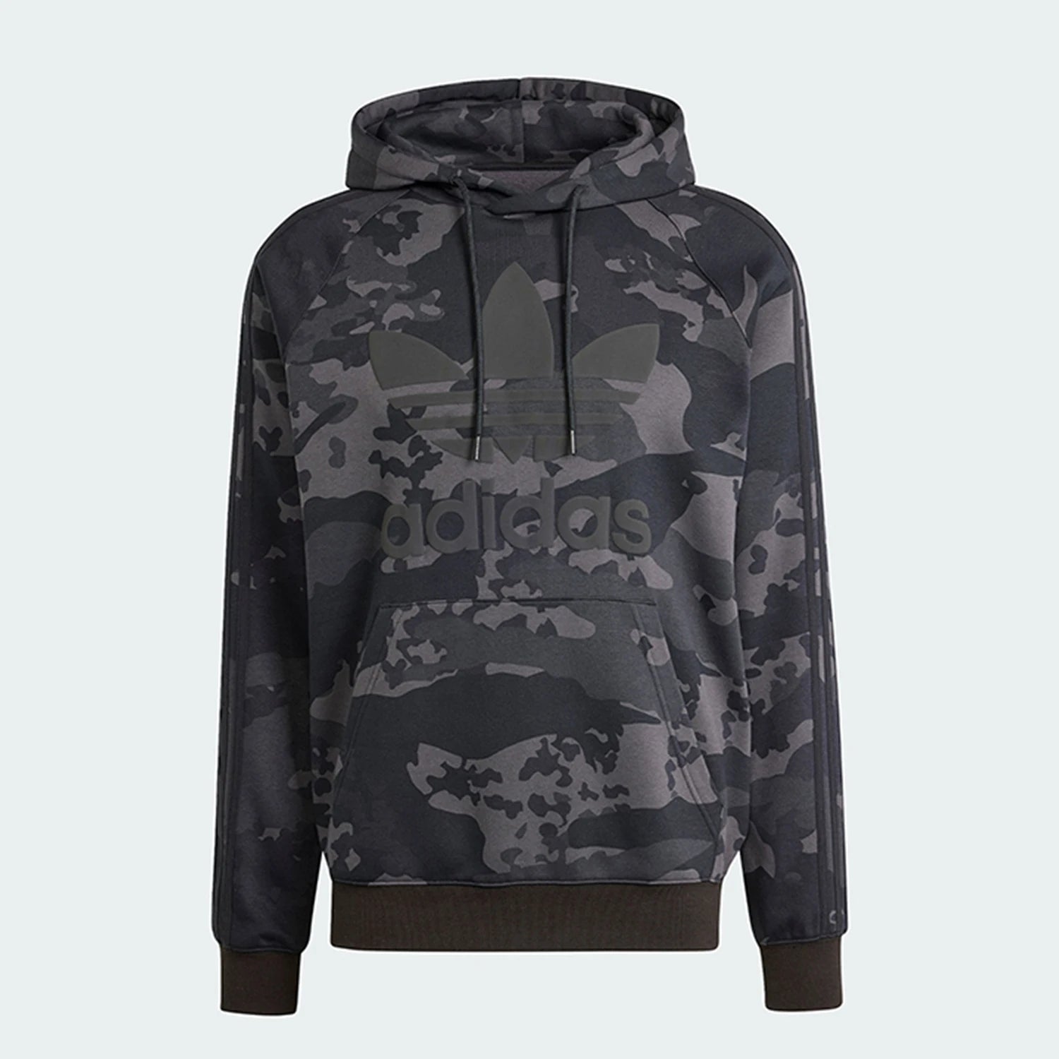 Adidas Official Authentic Three Stripes Men's Camouflage Casual Sport Hoodie IS2898