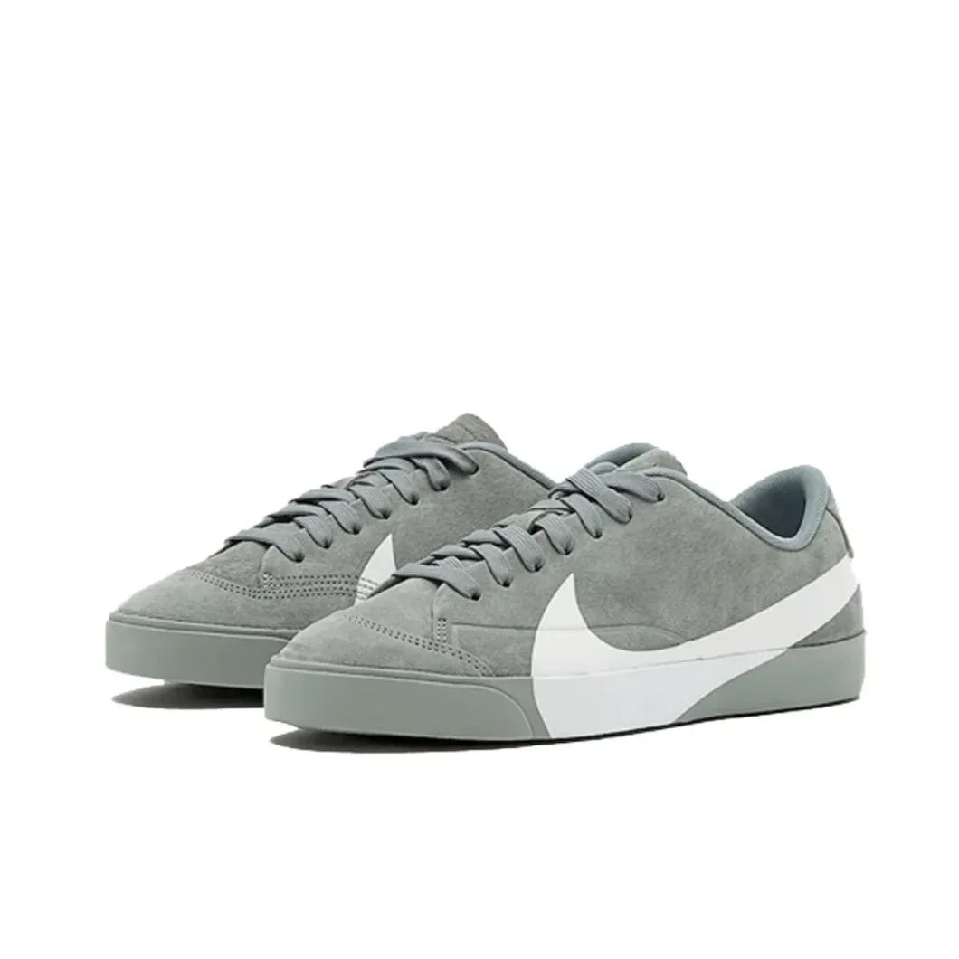 Nike Blazer City lx Simple comfortable low-top boardshorts Non-slip lightweight casual women's shoes Gray