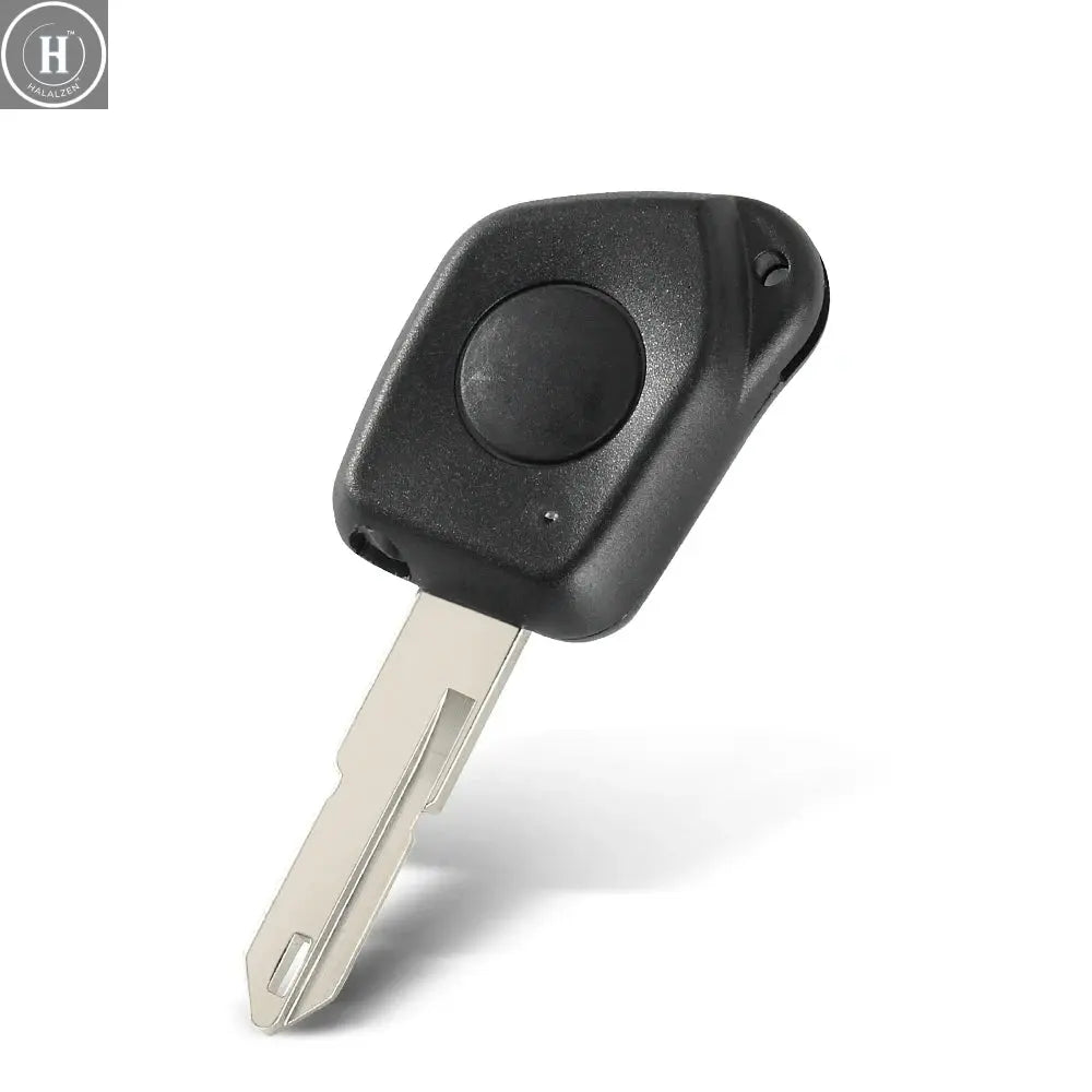 KEYYOU 1PCS 1 Button Car Key Shell Good Quality For Peugeot 106 205 206 306 405 406 1 Button With Uncut Blade HALALZEN