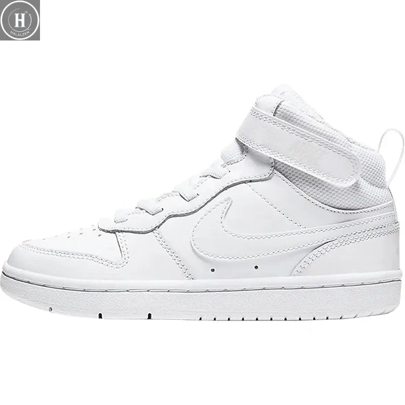 Nike genuine COURT BOROUGH (GS) Women's Big Kids Sports Casual Shoes CD7783-100 HALALZEN