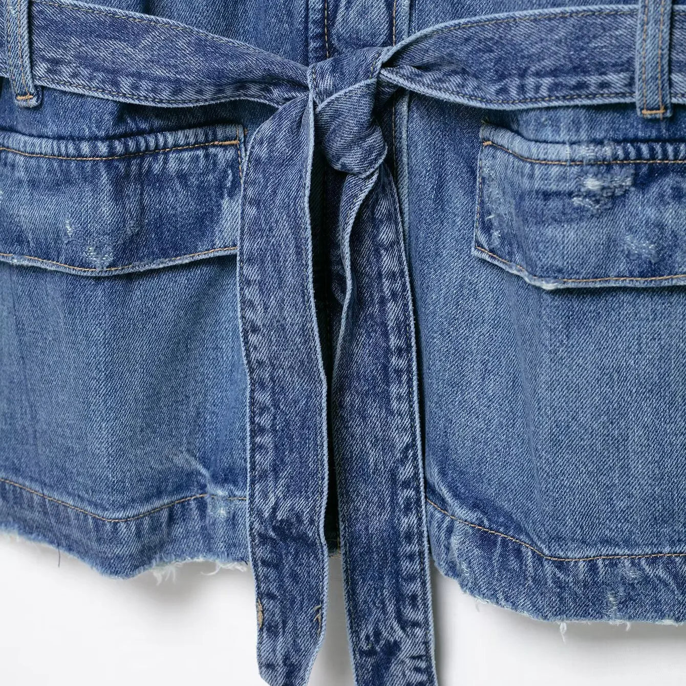 KIDCRKJ Elegant Women Spring Denim Jacket Lace Up Lapel Collar Full Sleeve Jean Outwear For Lady Stylish Desinged Female Coat