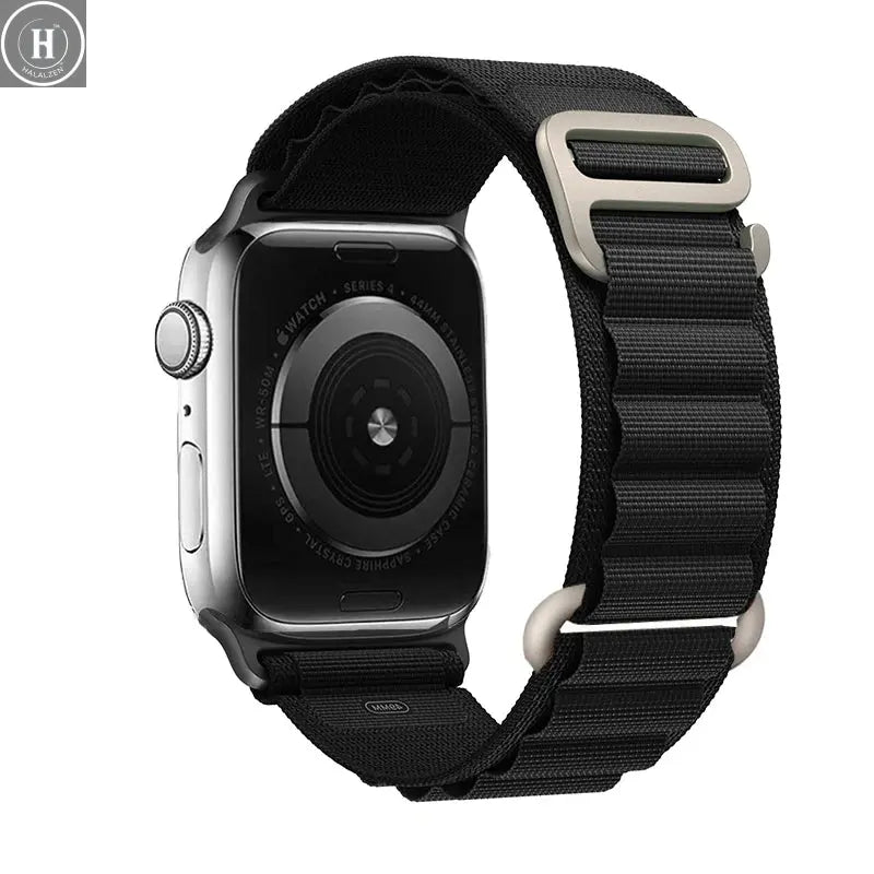 for Apple watch Straps 45mm 46mm 49mm 42mm iwatch Band 44mm 40mm Nylon Alpine bracelet correa Series 10 9 8 7 6 11 SE Ultra 2 3 HALALZEN