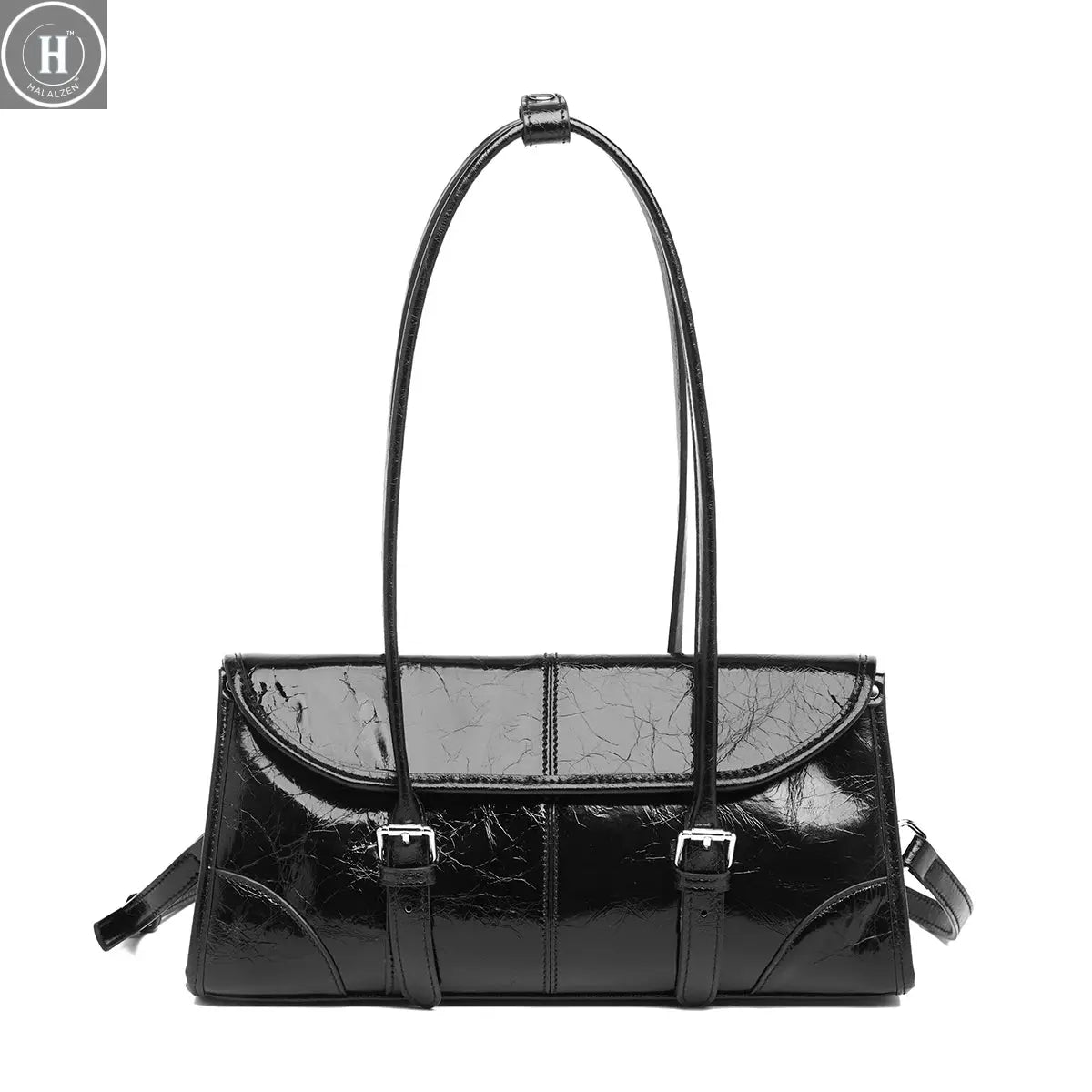 FOXER 2026 New Women's Shoulder Bag Genuine Leather Female Oversized Underarm Bag Versatile Commuting  Large Capacity Handbag HALALZEN