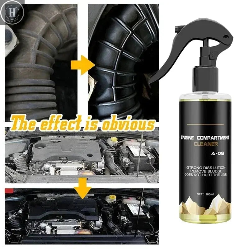 Car Engine Compartment Cleaner Remove Engine Dust Stains Automotive Machine Cleaning Car Interior Machinery Refurbishment HALALZEN