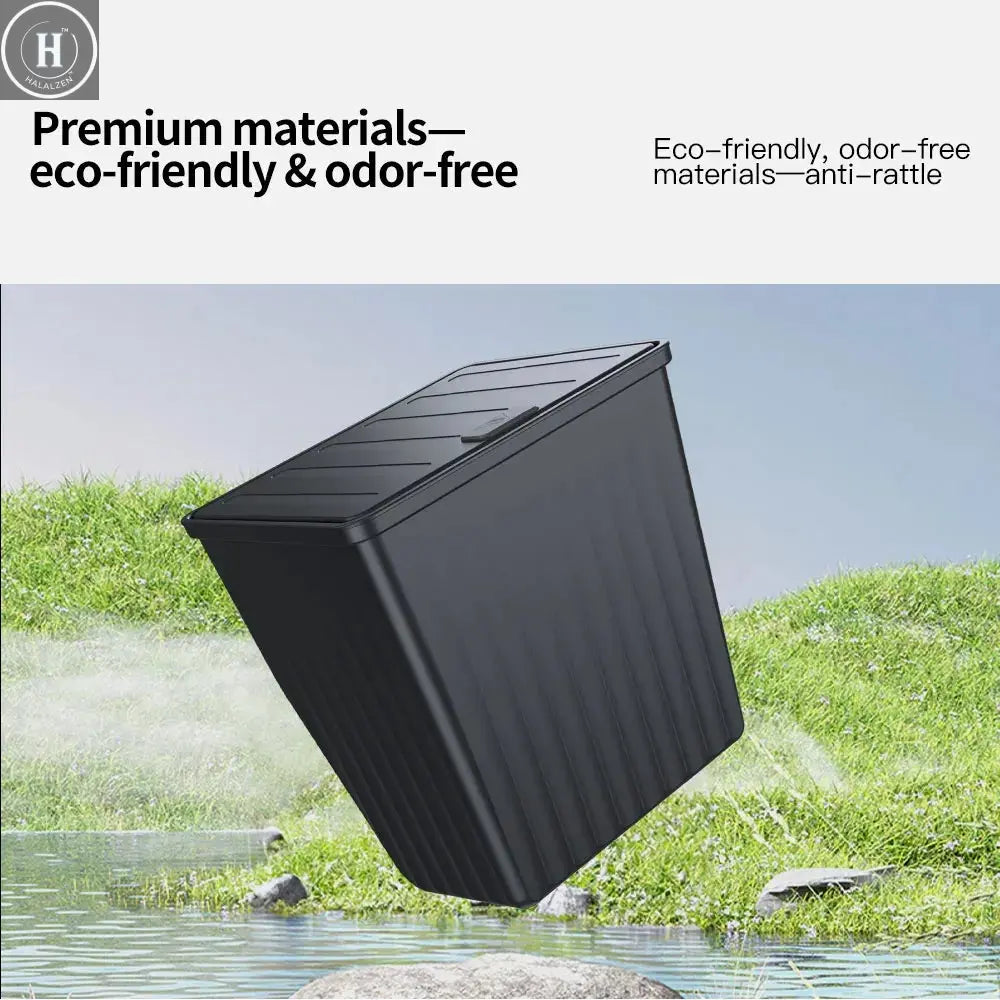 YZ For Tesla Model 3 Y Juniper Highland Rear Seat Storage Box Organizer Car Center Console Bins Backseat Trash Can Garbage Bag HALALZEN