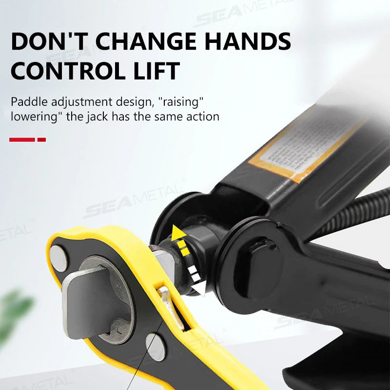SEAMETAL Car Universal Crank Handle Car Jack Handle Lever Labor-saving Wrench Tool with CAR Tools for Car Mounted Accessories