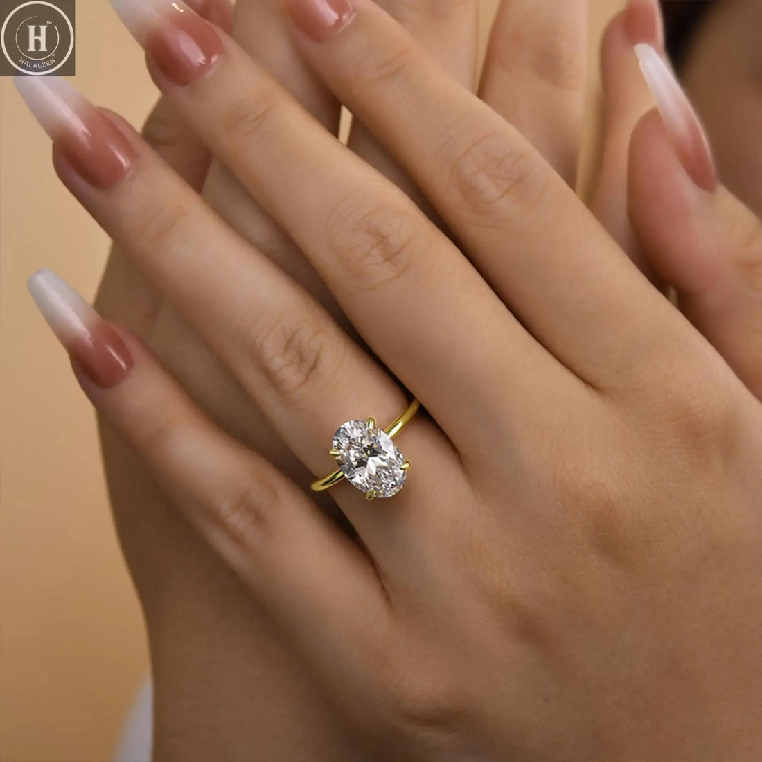 925 Sterling Silver Luxury Shiny 1-8CT Zircon Engagement Ring Wedding Band For Women Promise Eternity Ring Fine Jewelry Gift HALALZEN