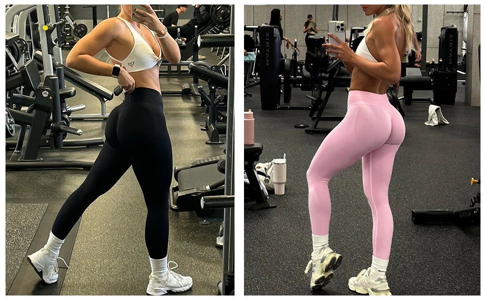 Impact Leggings Women Scrunch Butt Seamless Leggings High Waist Yoga Pants Workout Gym Leggings Fitness Booty Sports Tights