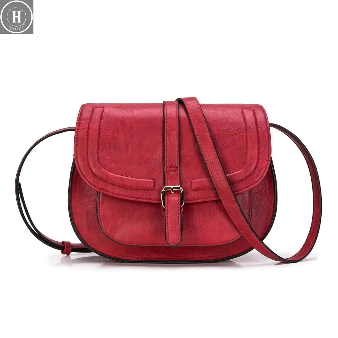 Crossbody Bags for Women Saddle Shoulder Purse and Boho Handbags with Strap Faux Leather CT20154E HALALZEN
