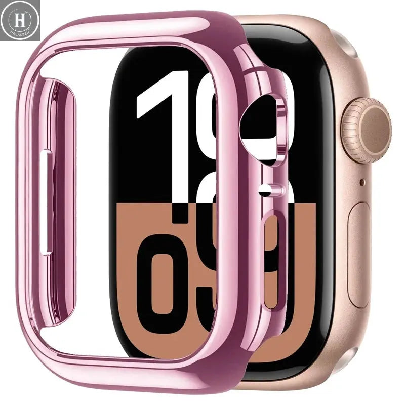 Case for Apple Watch 45mm 41mm 40mm 44mm 42mm 46mm Protective Cover Matte Hard PC Bumper Frame No Glass iWatch 10 SE 9 8 7 6 5 4 HALALZEN