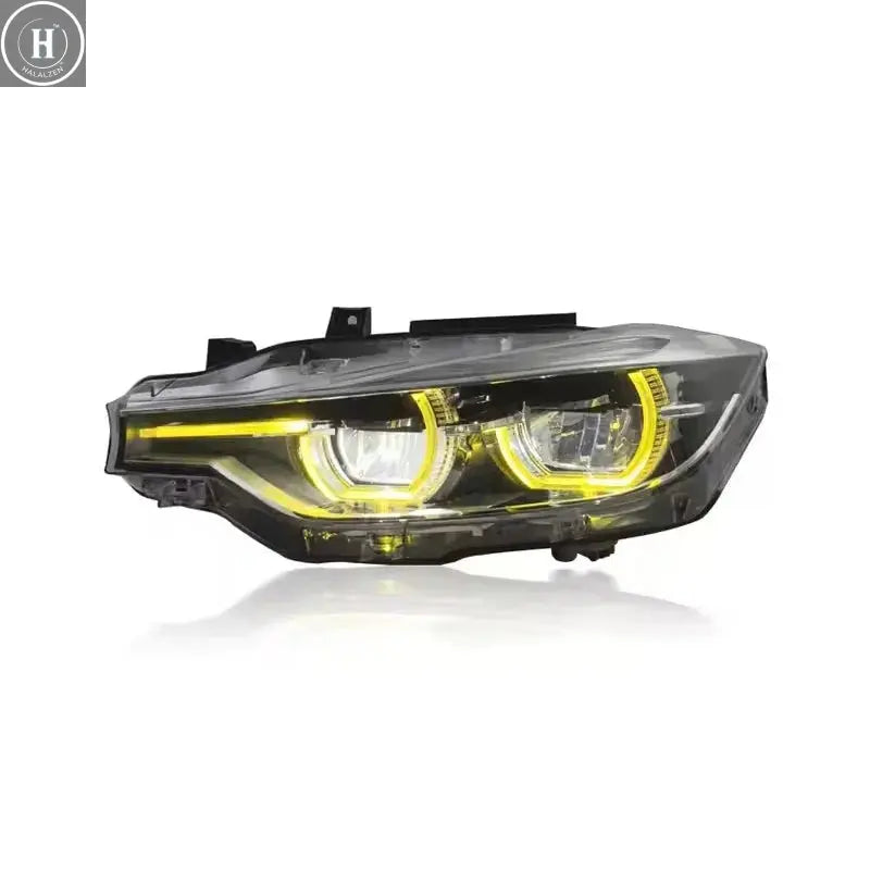 Car LED Headlight Light Assemblies For BMW 3 Series F30 F35 2013-2019 Yellow White LED DRL Turn Signal Lamp Plug and Play HALALZEN
