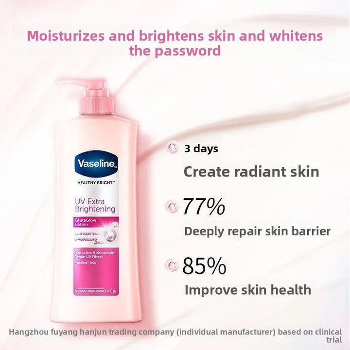 400mlVaseline Body Lotion Niacinamide Moisturizing Whitening Moisturizing Autumn and Winter Fragrance Long-lasting Body Lotion