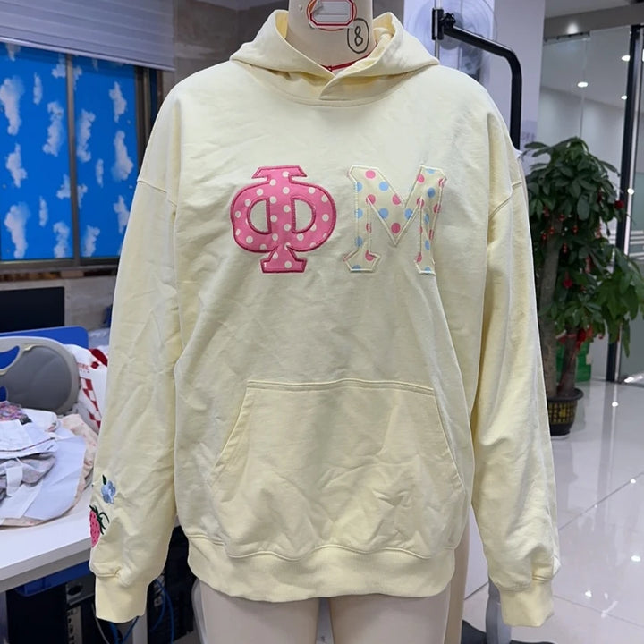 Luxury Premium Embroidery Soild Color Hoodies Streetwear Autumn Y2K Clothes Ropa Paja Mujer 2025