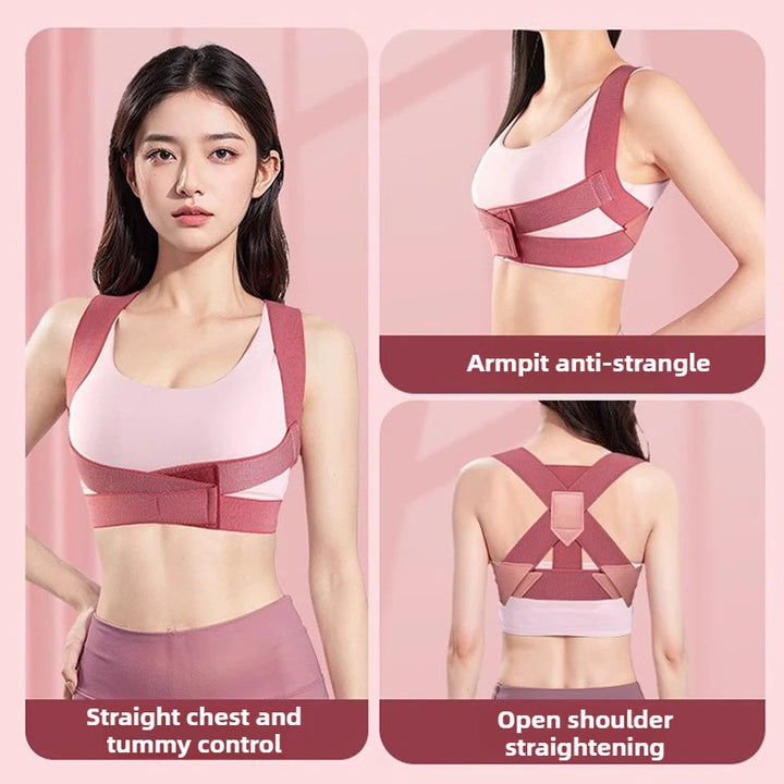 Back and Back Excellent Hunchback Correction Device Posture Correction Belt Adult Female Invisible Belt Correction