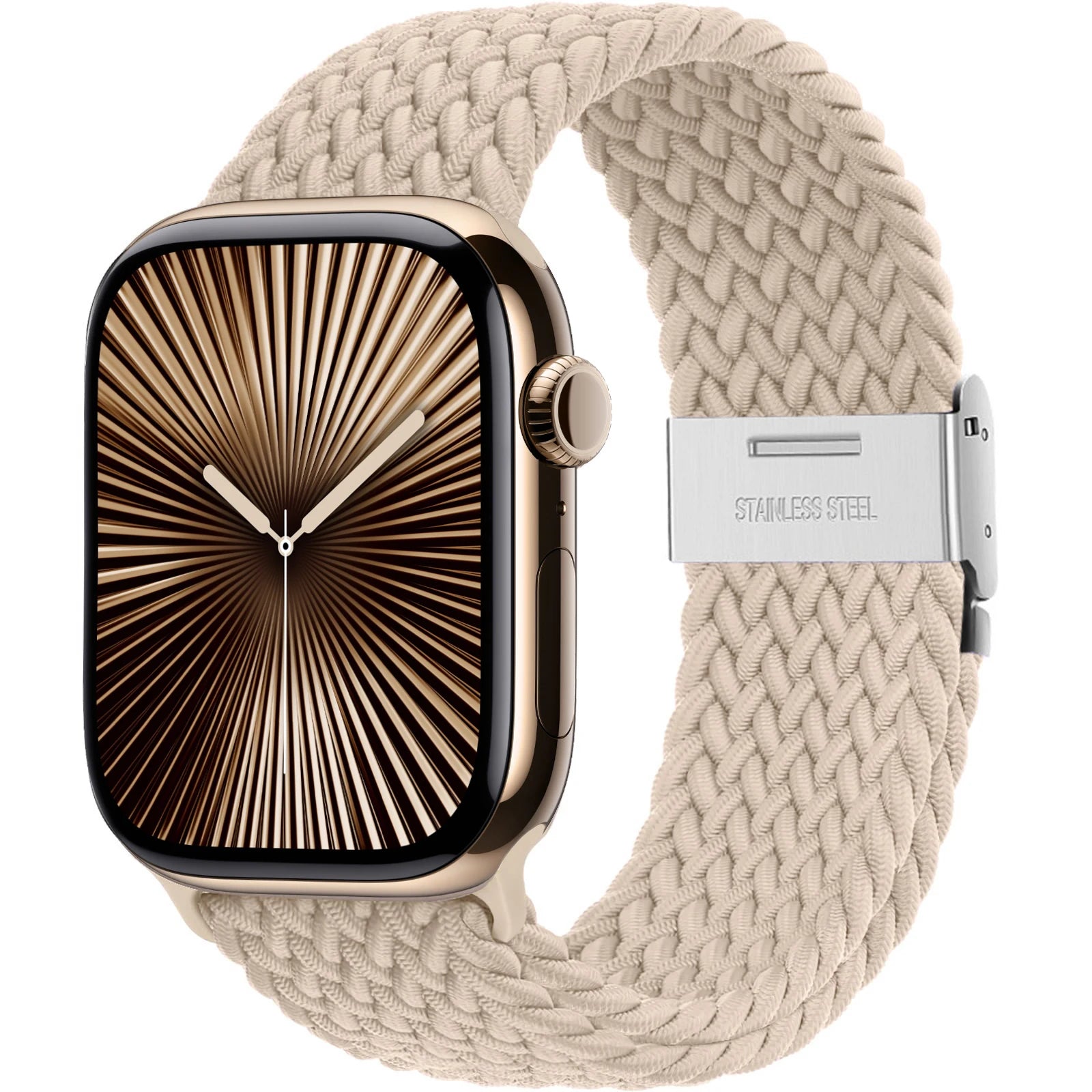 Strap For Apple watch band 46mm 45mm 44mm 49mm 40mm 41mm 42mm Braided loop correa bracelet iWatch series 10 8 9 7 5 se 6 4 Ultra