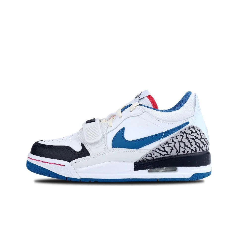 Original Air Jordan Legacy 312 Low 'White Cement' GS Size For Women Retro Classic Casual Street Basketball Shoes