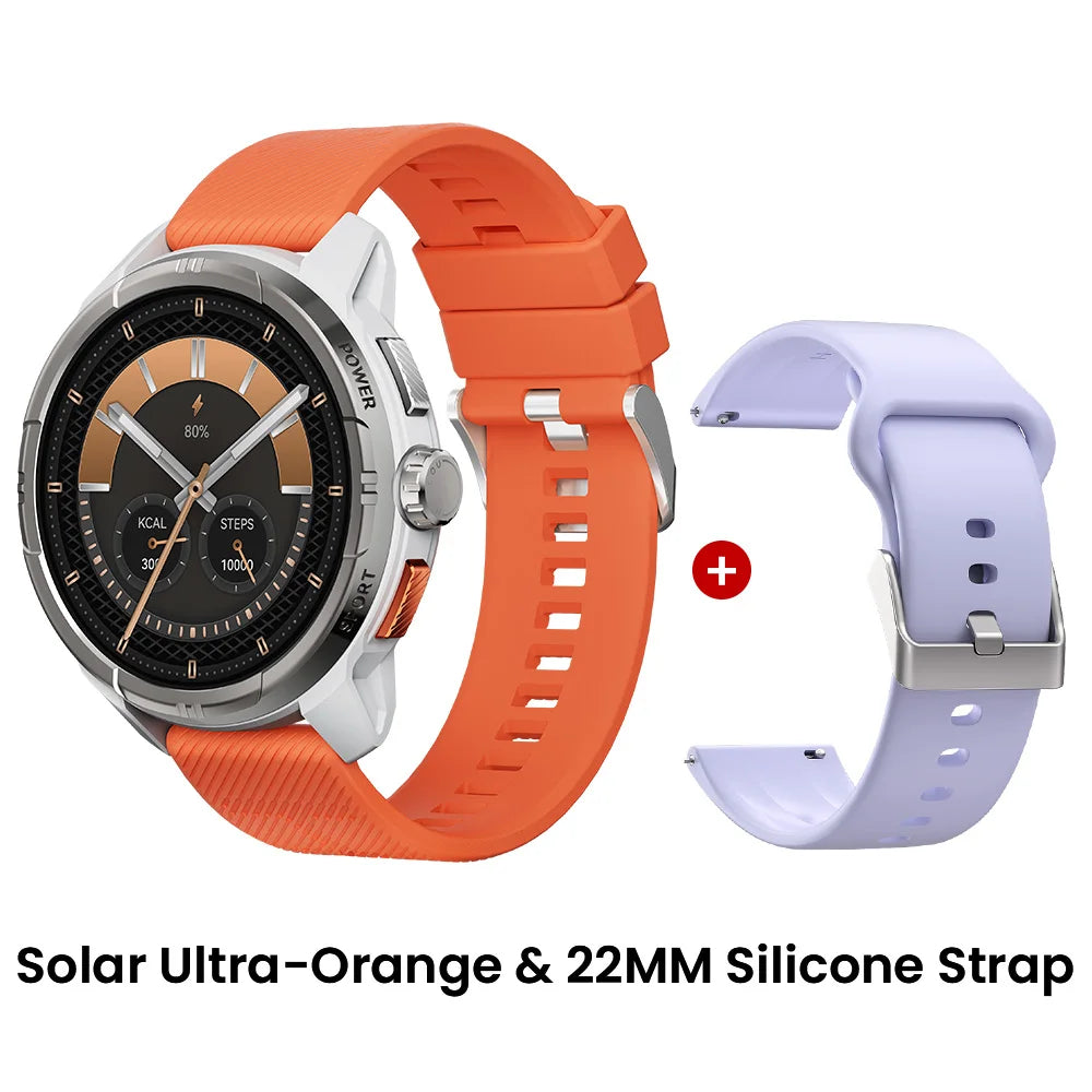 HAYLOU Solar Ultra GPS Smartwatch 1.6” AMOLED Display 5ATM Waterproof Built-in GPS Bluetooth Phone Calls Sports Smart Watch