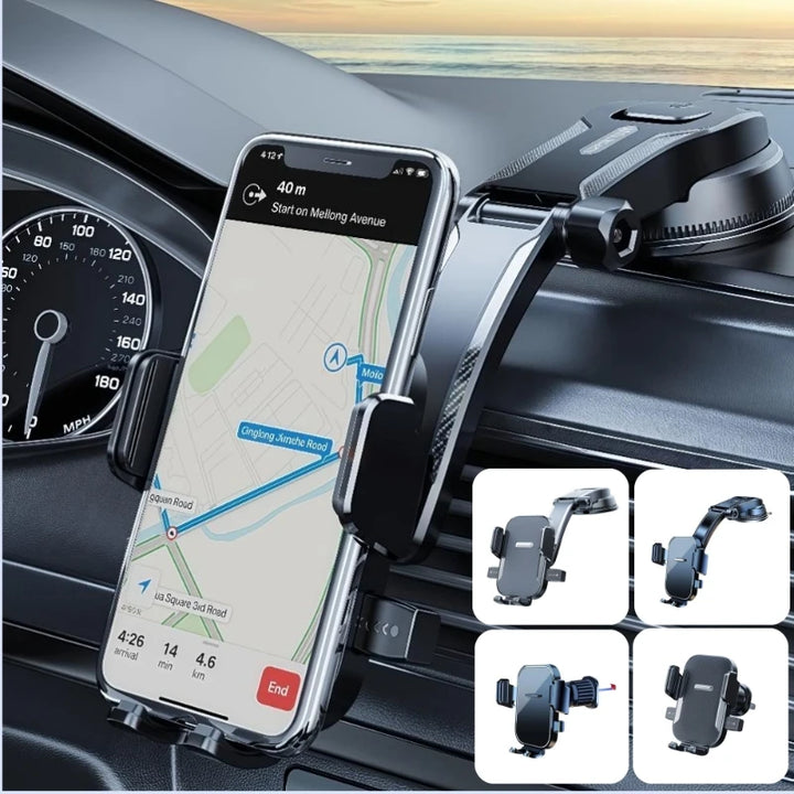 New Car Phone Holder Universal Car Foldable Rotatable GPS Phone Stand Air Vent Mounts Auto Interior Accessories Car Bracket
