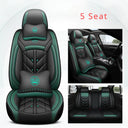  Black green 5 seats